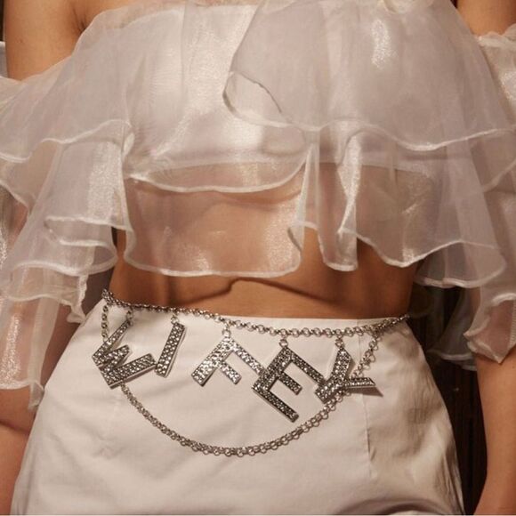 12th tribe Wifey Wedding Bridal Belt